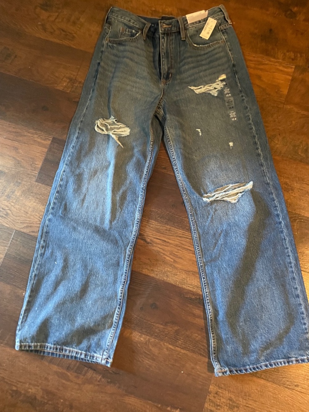 Aeropostale High Rise Baggy Wide Leg Jeans